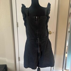 Baltic Born Black Denim Romper